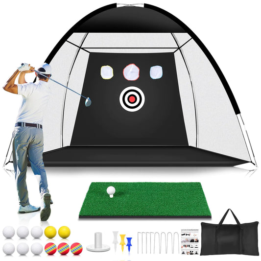 SwingMaster Pro 10x7 – Jouw Ultieme Golfnet voor binnen en Buiten!
