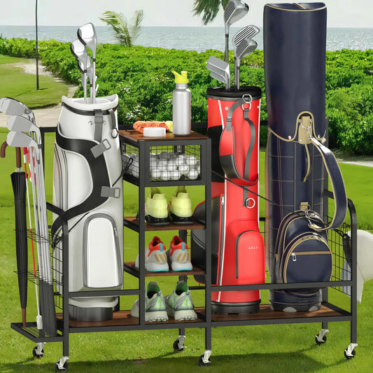 Cozyman Golf Bag Organizer Golf Storage Organizer